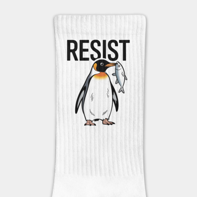 Resist-Penguin-Activism-Protest-Penguin-Art by ArtistTee ⭐⭐⭐⭐⭐