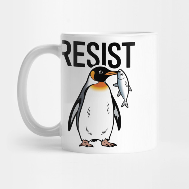 Resist-Penguin-Activism-Protest-Penguin-Art by ArtistTee ⭐⭐⭐⭐⭐