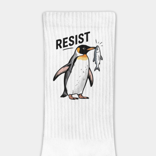 Resist-Penguin-Activism-Protest-Penguin-Art by ArtistTee ⭐⭐⭐⭐⭐