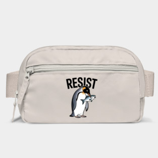 Penguin-Resist-Protest–Funny-Political-Animal-Activism-Design Bag