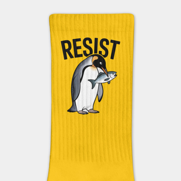 Penguin-Resist-Protest–Funny-Political-Animal-Activism-Design by ArtistTee ⭐⭐⭐⭐⭐