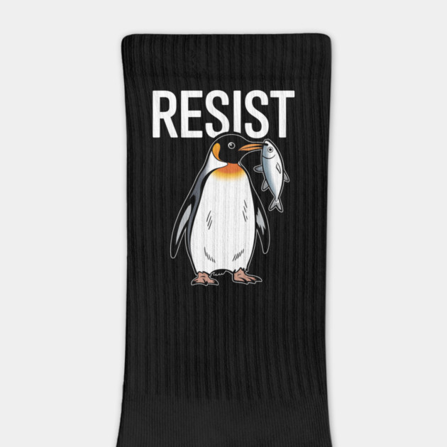 Penguin Resist Protest – Funny Political Penguin Activism - Penguins Anti Trump by ArtistTee ⭐⭐⭐⭐⭐