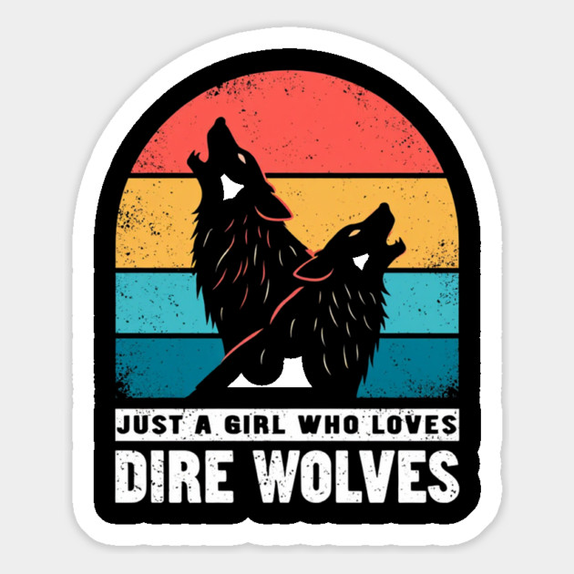 Dire-Wolf Magnet by Creatifly Graphic Tees