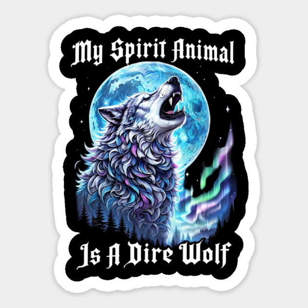 Dire-Wolf Magnet by Creatifly Graphic Tees