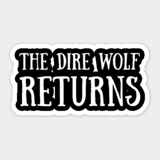 Dire-Wolf Sticker