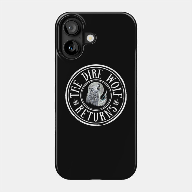 Dire-Wolf Phone Case by Creatifly Graphic Tees
