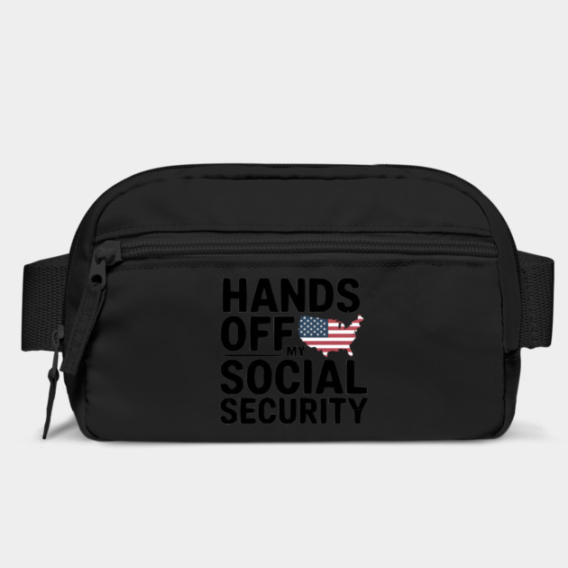 Hands - Off - My - Social - Security – Patriotic - Protest - Political - Statement - Design by ArtistTee ⭐⭐⭐⭐⭐
