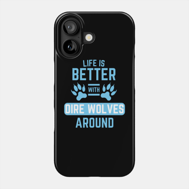 Dire-Wolf Phone Case by Creatifly Graphic Tees