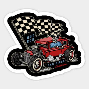 Hot Rod San Diego Sticker