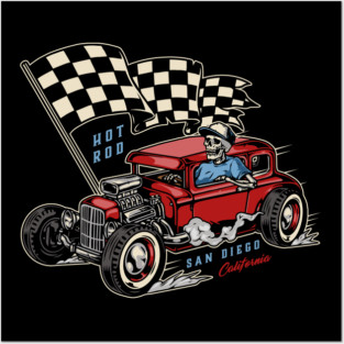 Hot Rod San Diego Posters and Art