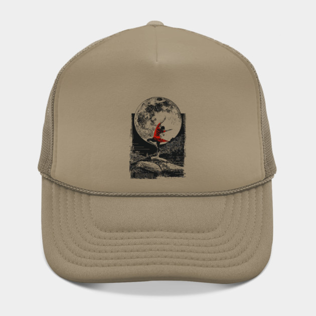 Ninja Girl Dancing Under the Moon by TuncGK