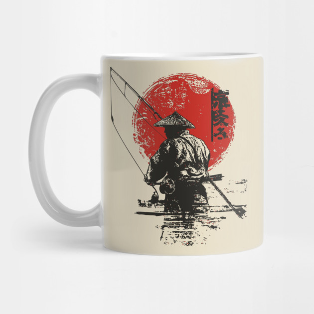 Serene Japanese Fisherman at Dawn by TuncGK