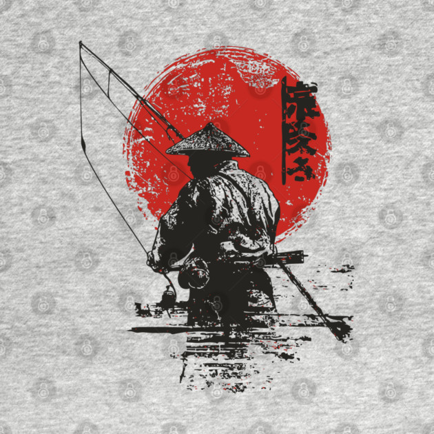 Serene Japanese Fisherman at Dawn by TuncGK