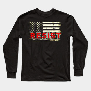Resist Flag Long Sleeve T-Shirt