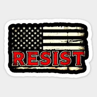 Resist Flag Magnet