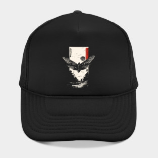 Moth Under Full Moon - Japanese Dark Aesthetic Hat