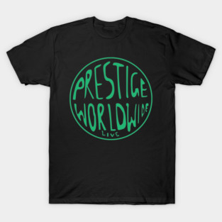Prestige Worldwide Logo – Funny Step Brothers Design for Will Ferrell Comedy Fans T-Shirt