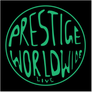 Prestige Worldwide Logo – Funny Step Brothers Design for Will Ferrell Comedy Fans Posters and Art