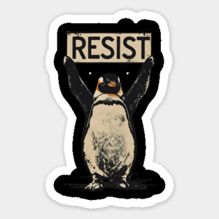 Resist-Penguin Magnet