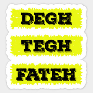 Degh Tegh Fateh - A Sikh slogan Magnet