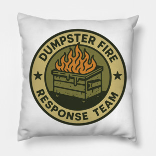 dumpster-fire-response-team Pillow