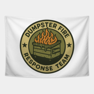 dumpster-fire-response-team Tapestry