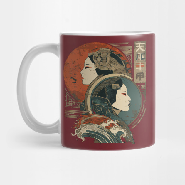 Gemini Zodiac with Duality Faces – Japanese Fusion by TuncGK