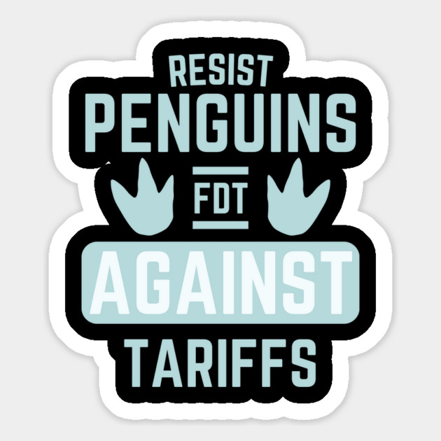 Resist-Penguin Magnet by Creatifly Graphic Tees