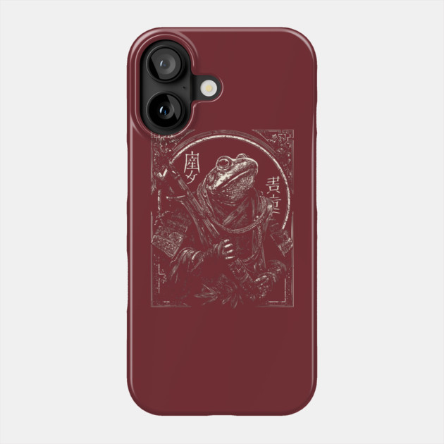 Wise Frog Monk – Eastern Zodiac Inspired Art Phone Case by TuncGK
