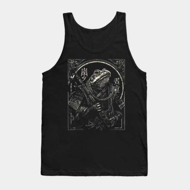 Wise Frog Monk – Eastern Zodiac Inspired Art Tank Top by TuncGK