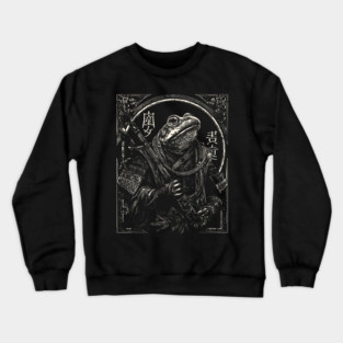 Wise Frog Monk – Eastern Zodiac Inspired Art Crewneck Sweatshirt