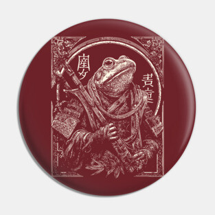 Wise Frog Monk – Eastern Zodiac Inspired Art Pin