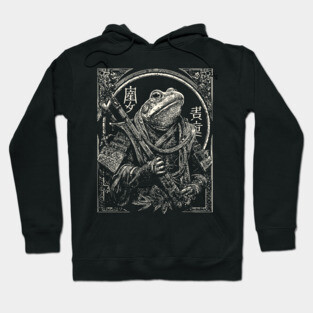 Wise Frog Monk – Eastern Zodiac Inspired Art Hoodie