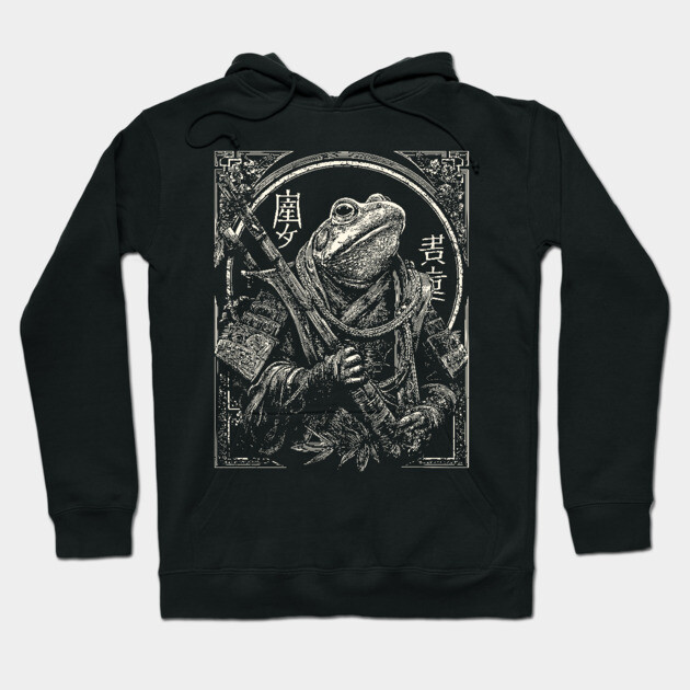Wise Frog Monk – Eastern Zodiac Inspired Art Hoodie by TuncGK