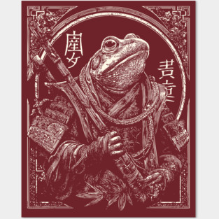 Wise Frog Monk – Eastern Zodiac Inspired Art Posters and Art