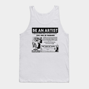 Be an artist Tank Top