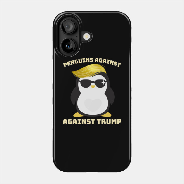 Resist-Penguin Phone Case by Creatifly Graphic Tees