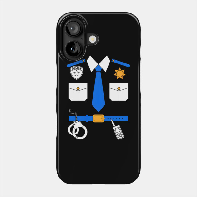police uniform Phone Case by MakerMind8.2