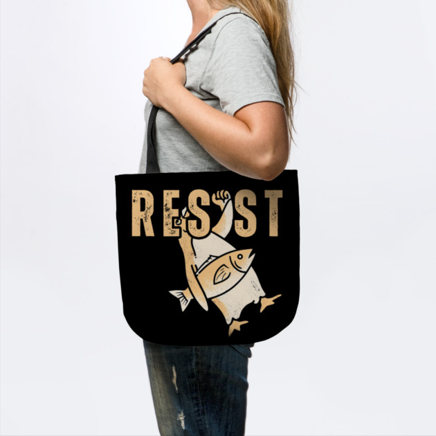 Resist-Penguin by Creatifly Graphic Tees