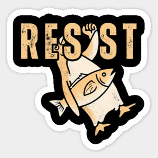 Resist-Penguin Magnet