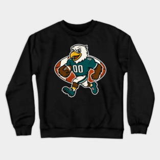 Fierce Eagle Football Mascot – Fly, Eagles Fly! Crewneck Sweatshirt
