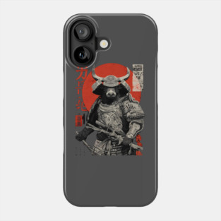 Bull Warrior with Katana – Ukiyo-e Style Strength Phone Case
