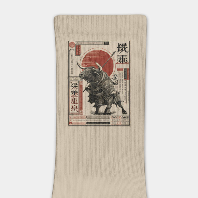 Lone Bull Ronin in Traditional Japanese Ink by TuncGK