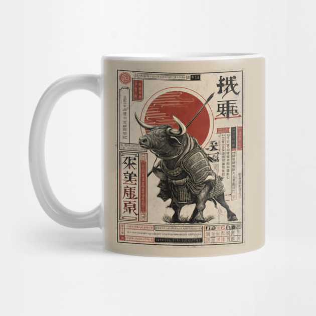 Lone Bull Ronin in Traditional Japanese Ink by TuncGK