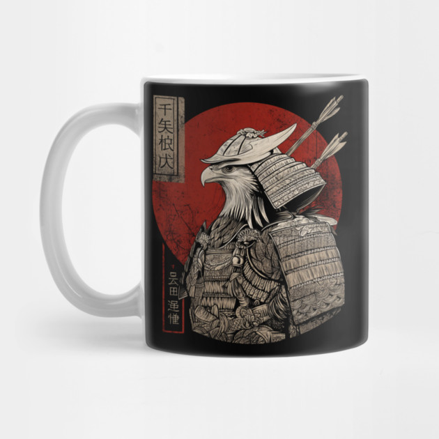 Eagle Samurai Warrior in Ukiyo-e Style by TuncGK