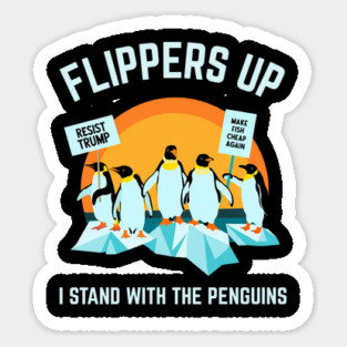 Resist-Penguin Sticker