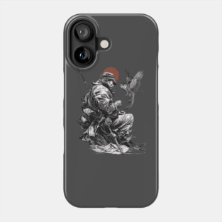Old Fisher with Talking Fish – Zen Ink Tale Phone Case