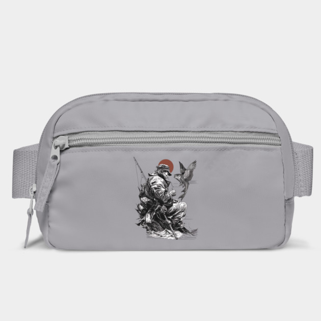 Old Fisher with Talking Fish – Zen Ink Tale by TuncGK