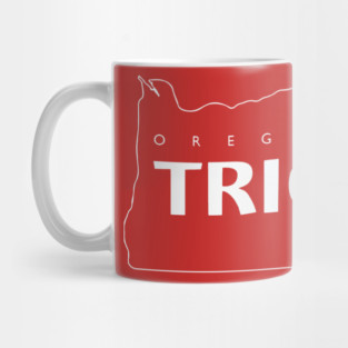 Oregon TRIO Logo All White Mug