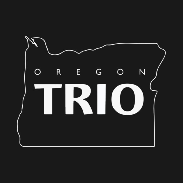 Oregon TRIO Logo All White by Oregon TRIO Association